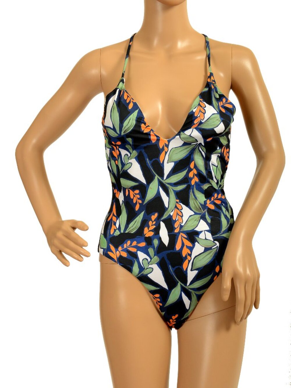 Hugo Boss Women's "BLOOMS" Multi-Color One Piece Swimsuit US S IT 40